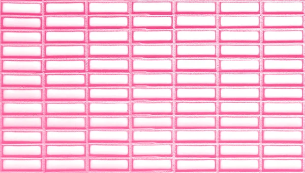 Płytki mozaikowe biała nakładka różowe ściany tekstura tło — Zdjęcie stockowe