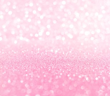 pembe glitter bokeh doku Noel arka plan beyaz