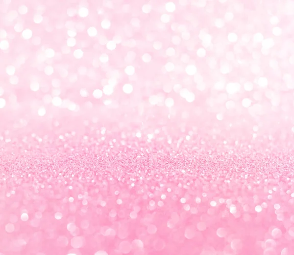 Blanco rosa brillo bokeh textura navidad abstracto fondo — Foto de Stock