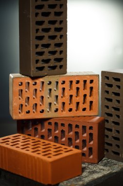 Tuğla closeup görünümü