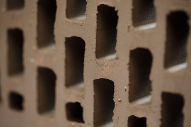 Tuğla closeup görünümü