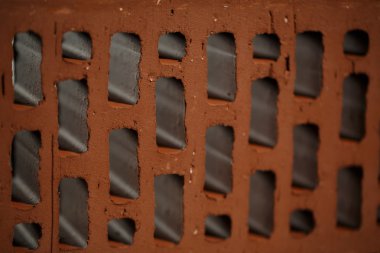 Tuğla closeup görünümü