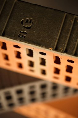 Tuğla closeup görünümü