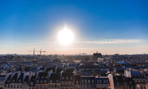 Hermosa puesta de sol en París —  Fotos de Stock