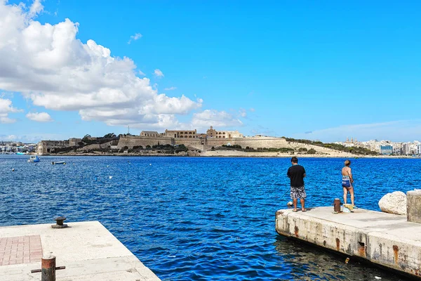 Stadsutsikt av Malta — Stockfoto