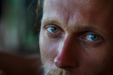 Makro görünümü göz