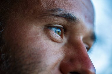 Makro görünümü göz