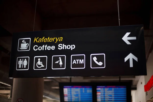 Information Board at the airport