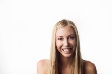 Güzel bir kadının portresi.