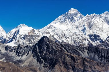 Himalayaların karlı dağlar