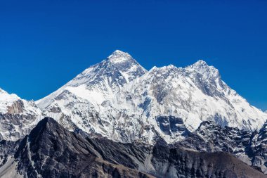 Himalayaların karlı dağlar
