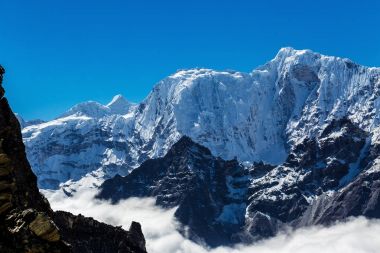 Himalayaların karlı dağlar