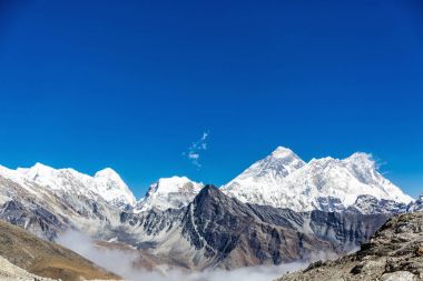 Himalayaların karlı dağlar