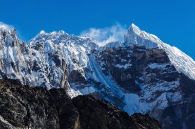 Himalayaların karlı dağlar