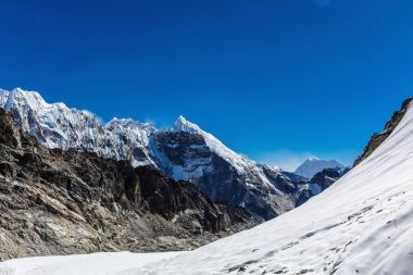 Himalayaların karlı dağlar