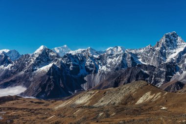 Himalayaların karlı dağlar