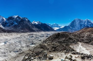Himalayaların karlı dağlar