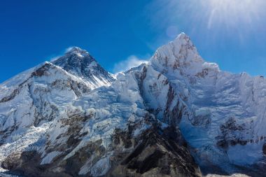 Himalayaların karlı dağlar