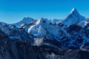 Himalayaların karlı dağlar