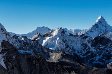 Himalayaların karlı dağlar