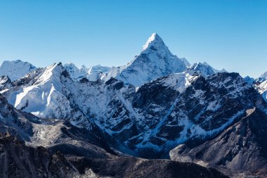 Himalayaların karlı dağlar