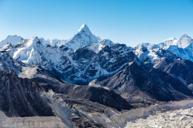 Himalayaların karlı dağlar