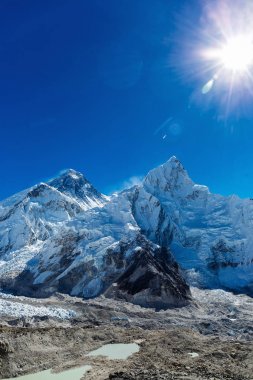 Himalayaların karlı dağlar