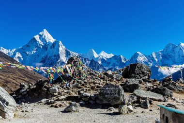 Himalayaların karlı dağlar