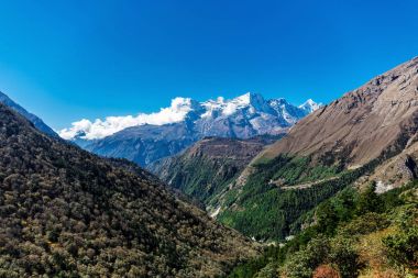 Himalayaların karlı dağlar