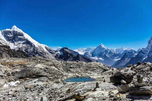 Snowy mountains of the Himalayas