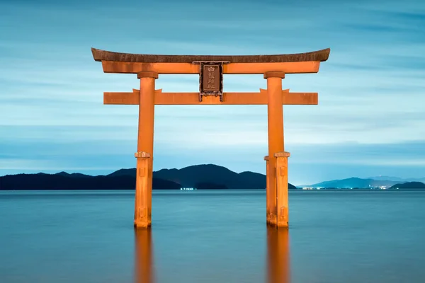 Shirahige-tapınak Biwa-Gölü, Takashima city, Shiga, Japonya