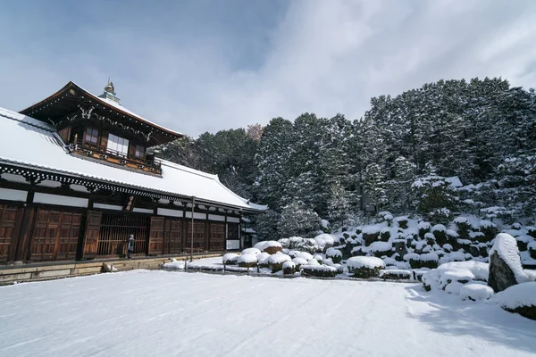 Tempio di Tofukuji scena di neve, Kyoto, turismo del Giappone — Foto Stock