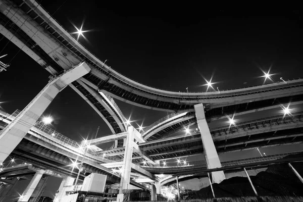 Hokkou Junction Scène Nocturne Osaka Japon — Photo