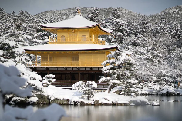 Kinkakuji Tapınağı ve kar manzara, Kyoto, Turizm Japonya