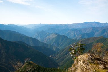 Odaigahara dağ manzarası, Nara, Japonya