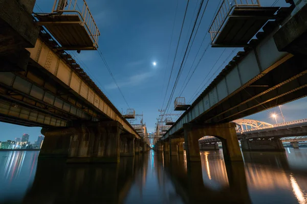 Osaka Umeda Éjszakai Kilátás Japán — Stock Fotó