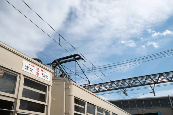 Old Train Model Biwako Keihan Railway Japan — Stock Photo, Image