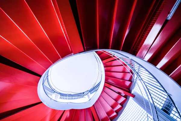 Escaliers Rouges Spirale Hamamatsu Shizuoka Japon — Photo