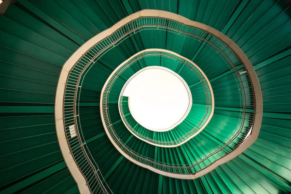 Escaliers Verts Spirale Hamamatsu Shizuoka Japon — Photo