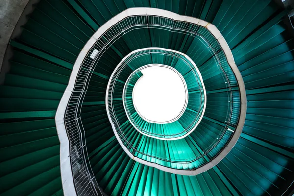 Escaliers Verts Spirale Hamamatsu Shizuoka Japon — Photo