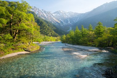 Bahar Kamikochi, Nagano, Japonya turizmi