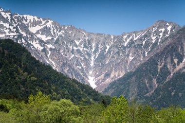 Hotaka Dağı. Kamikochi, Nagano, Japonya 'da