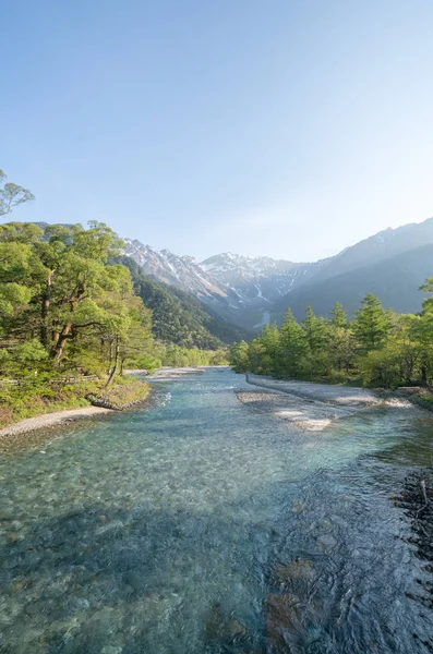 Spring Kamikochi Nagano Tourism Japan — Stock Photo, Image