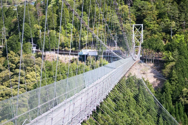 Japans Beste Tanize Hängebrücke Nara Japan — Stockfoto