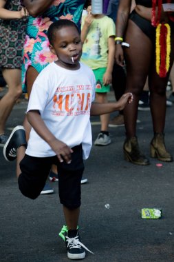 London, Büyük Britanya - 27 Ağustos 2017. Notting Hill karnaval 