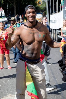 London, Büyük Britanya - 27 Ağustos 2017. Notting Hill karnaval 