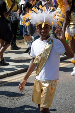 London, Büyük Britanya - 27 Ağustos 2017. Notting Hill karnaval 