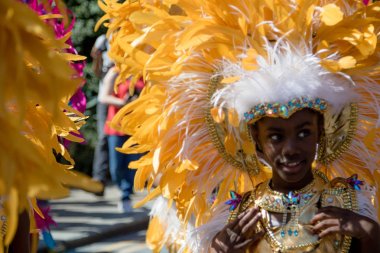 London, Büyük Britanya - 27 Ağustos 2017. Notting Hill karnaval 
