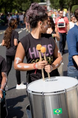 London, Büyük Britanya - 27 Ağustos 2017. Notting Hill karnaval 