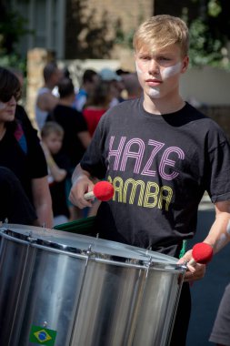 London, Büyük Britanya - 27 Ağustos 2017. Notting Hill karnaval 